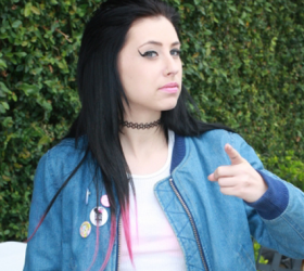 Kreayshawn At A Secret Location In Hollywood For Secret Project