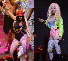 Nicki Minaj Fan Tackled By Security Guards After Rushing Stage